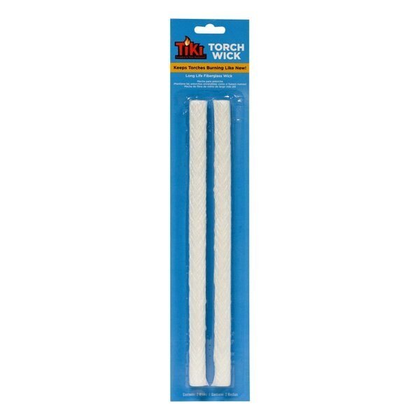 Tiki 0.5 in. Round Wick Shape Fiberglass Torch Wick , 2PK, Lamplight Farms, Mfr#: 1312128