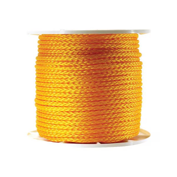 ROPE HB POLY YEL 3/8X500, Wellington, Mfr#: P2424S0500Y01S