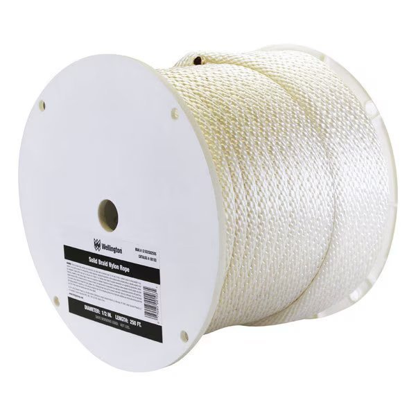 RPE SB NYL WHT 1/2""X300', Wellington, Mfr#: G1032S0250S