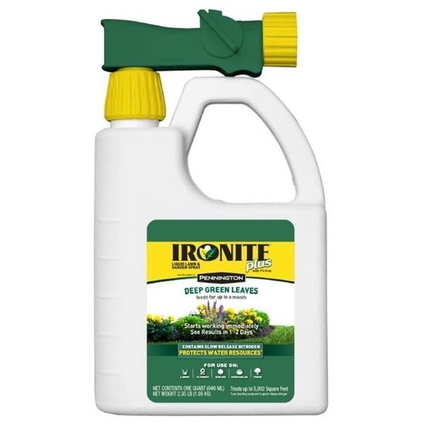 Pennington Ironite Slow-Release Nitrogen Lawn Fertilizer For All Grasses 5000 sq ft, Amdro, Mfr#: 100525937