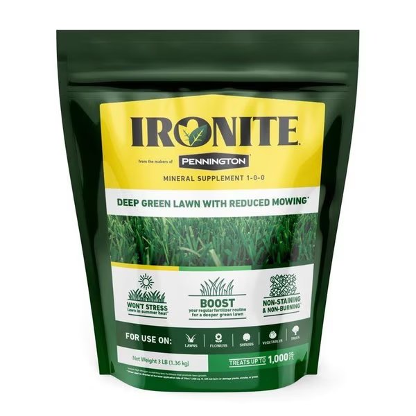 Pennington Ironite All-Purpose Lawn Fertilizer For All Grasses 1000 sq ft, Amdro, Mfr#: 100544882