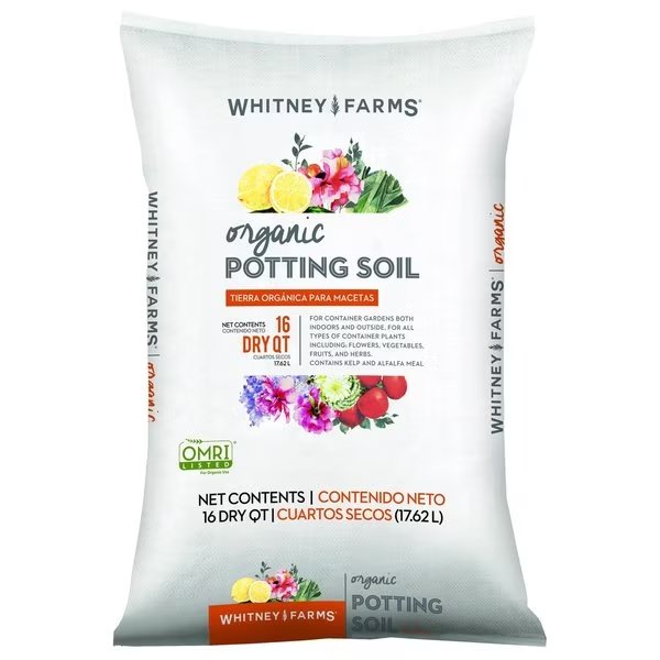 Organic All Purpose Potting Soil 16 qt, Whitney Farms, Mfr#: 10101-71605