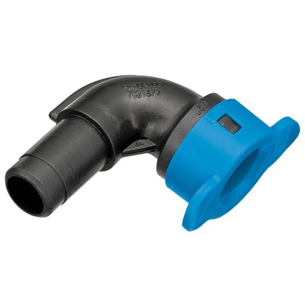 Blu-Lock 1/2 in. Push X 1/2 in. D Slip Plastic Street Elbow, Orbit, Mfr#: 31975