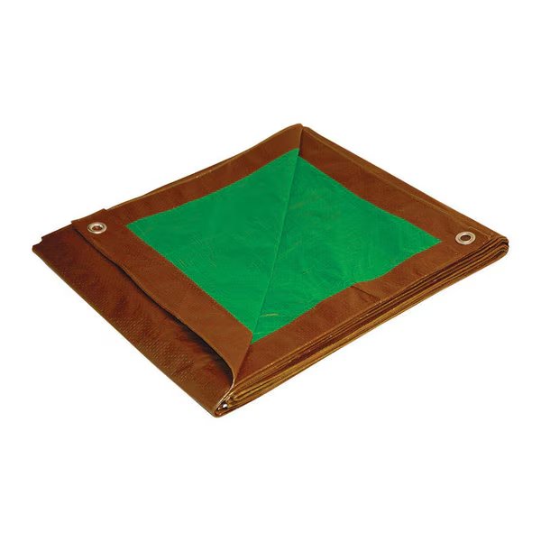 20 ft x 30 ft Tarp, Brown/Green, Foremost Tarp, Mfr#: 12030