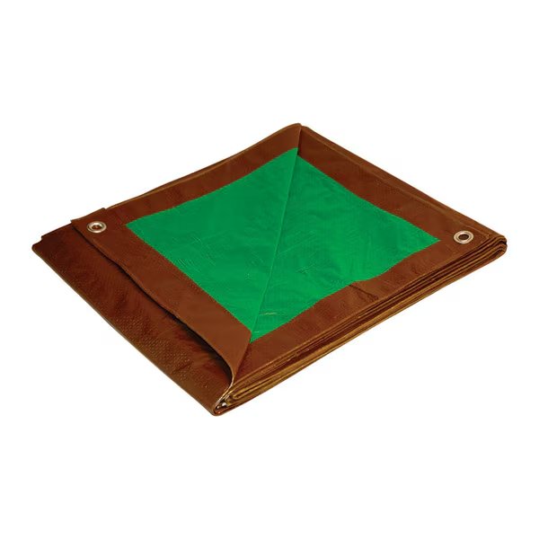16 ft x 20 ft Tarp, Brown/Green, Foremost Tarp, Mfr#: 11620