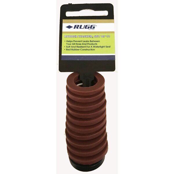 HOSE WASHER SET 10PK, Rugg, Mfr#: W6HR-PDQ