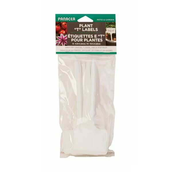 PLANT T-LABELS 6in. 10PK, Panacea, Mfr#: 86843A
