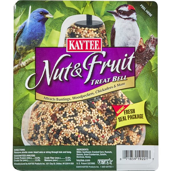 Nut&Fruit Seed Bell 15Oz, Kaytee Products, Mfr#: 100064693