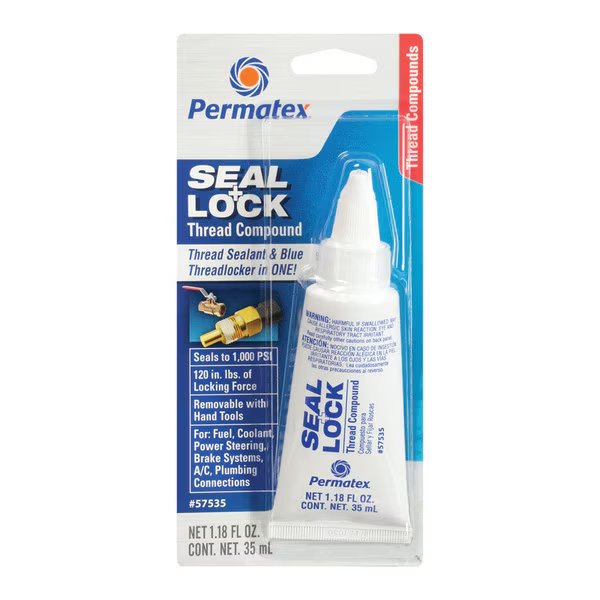 Threadlocker S&Lk 1.18Oz, Permatex, Mfr#: 57535
