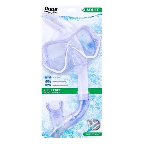 Swim Optum TriView Assorted Youth Mask/Dry Top Snorkel, Aqua Leisure, Mfr#: AQK13692A