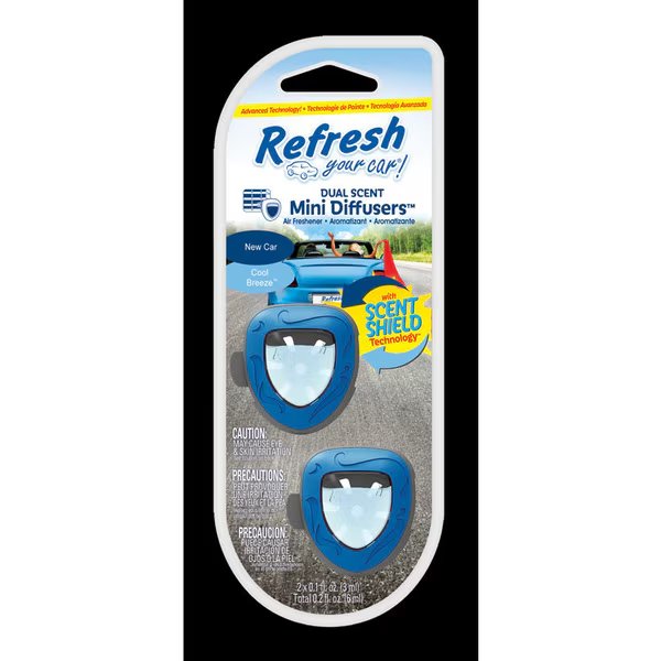 MINI DIFFUSR NWCRBRZ 2PK, Refresh Your Car, Mfr#: E301450900