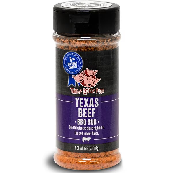 Bbq Rub Tex Beef 6.6Oz, Three Little Pigs, Mfr#: OW71200
