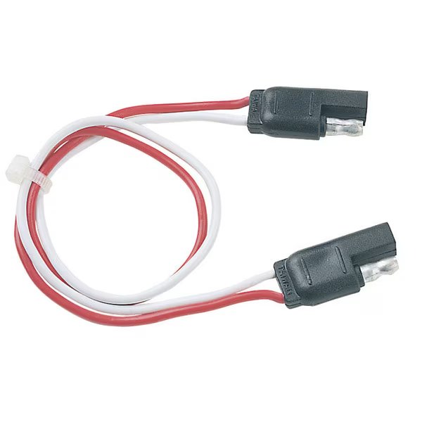 Flat Connector Set 2Pole, Hoppy, Mfr#: 47965