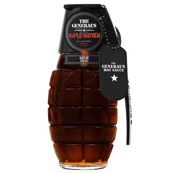 Maple Mayhem Sauce 6 oz, The Generals Hot Sauce, Mfr#: 0311-035