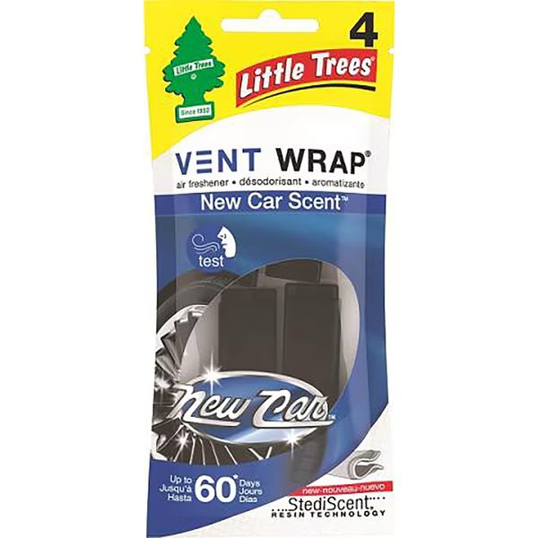 VENT WRAP NEW CAR 4PK, Little Trees, Mfr#: CTK-52733-24