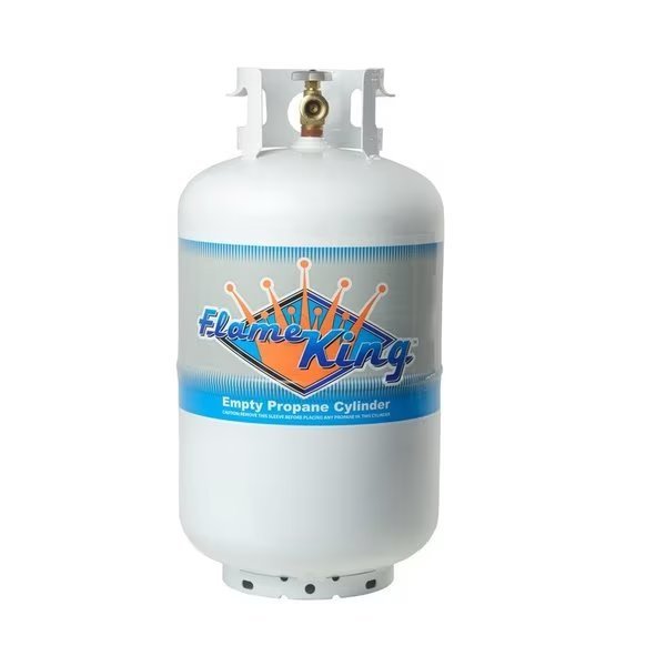 PROPAN CYLNDR STL WHT 30LB, Flame King, Mfr#: YSN301