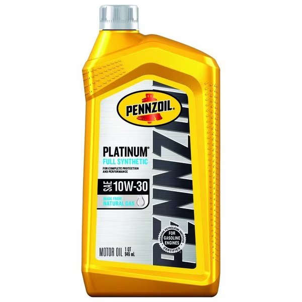 Pennzoil Platinum 10W-30 4-Cycle Synthetic Motor Oil 1 qt 1 pk, Quaker State, Mfr#: 550022687