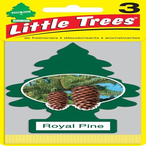 Little Trees Green Royal Pine Air Freshener , 3PK, Little-Trees, Mfr#: U3S-32001