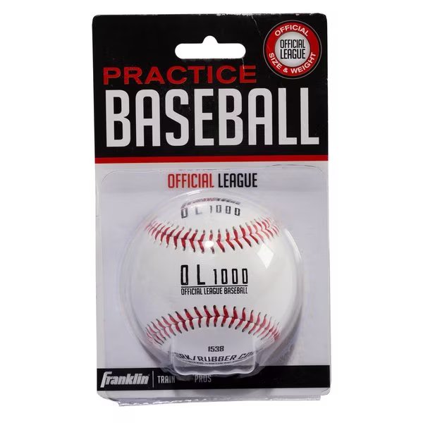 Official League White Cork/Rubber Baseball 9 in., Franklin Sports, Mfr#: 1532