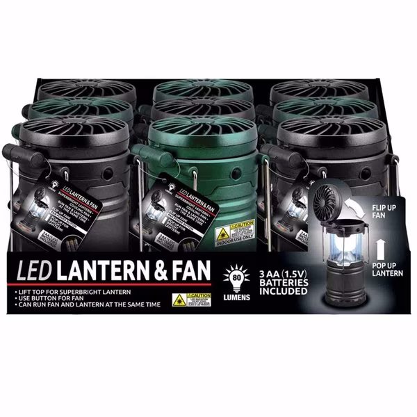 Blazing LEDz 80 lm Assorted LED LED Lantern & Fan, Shawshank Ledz, Mfr#: 702062