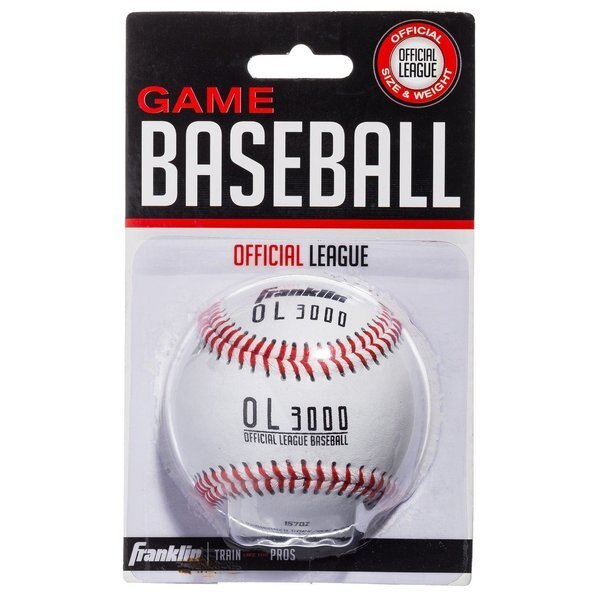 Official League White Leather Baseball 2.75 in., Franklin Sports, Mfr#: 1570