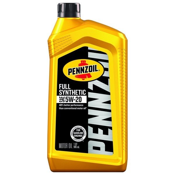 5W-20 Gasoline Synthetic Motor Oil 1 qt, Pennzoil, Mfr#: 550058597