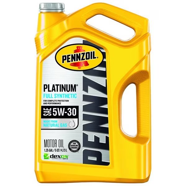 Pennzoil Platinum 5W-30 Gasoline Synthetic Motor Oil 5 qt 1 pk, Quaker State, Mfr#: 550046126