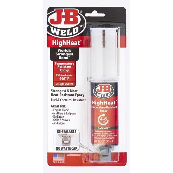 High Heat High Strength Acrylic Epoxy 0.85 oz, J-B Weld, Mfr#: 50197