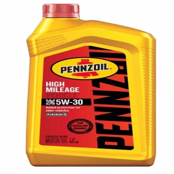 Pennzoil High Mileage Vehicle 5W-30 Conventional Motor Oil 1 qt 1 pk, Quaker State, Mfr#: 550022838
