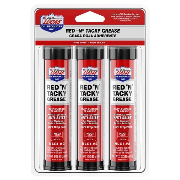 Products Red ""N"" Tacky Multi-Purpose Grease Stick 3 oz, Lucas Oil, Mfr#: 10318