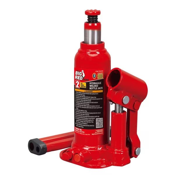 Torin  Hydraulic 4000 lb Automotive Bottle Jack, Big Red, Mfr#: T90203B