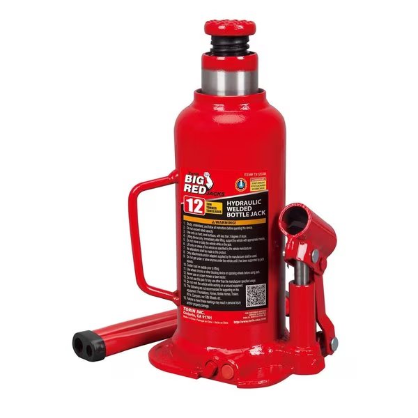 Torin  Hydraulic 24000 lb Automotive Bottle Jack, Big Red, Mfr#: T91203B