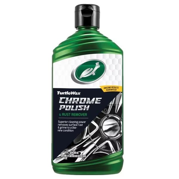 Chrome Polish and Rust Remover 10 oz, Turtle Wax, Mfr#: 53777