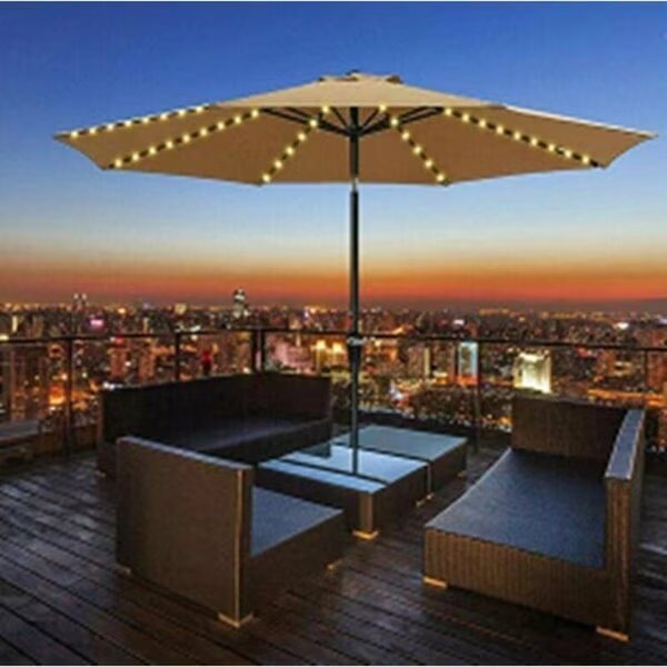 UMBRELLA LIGHTS 280L, Holiday Bright Lights, Mfr#: SLUB208WWPATA