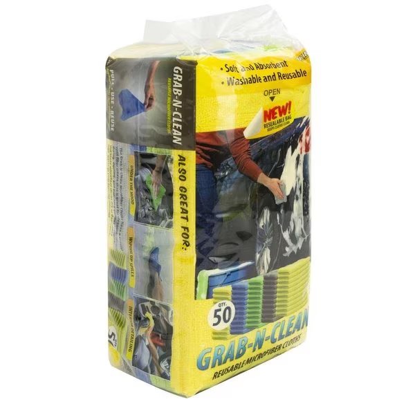 Schroeder & Tremayne 11.5 in. L X 11.5 in. W Microfiber Cleaning Cloth 50 pk, Viking, Mfr#: 916000