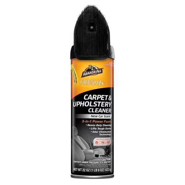 FreshFx Carpet and Upholstery CleanerProtector Foam New Car Scent 22 oz, Armor All, Mfr#: 19139