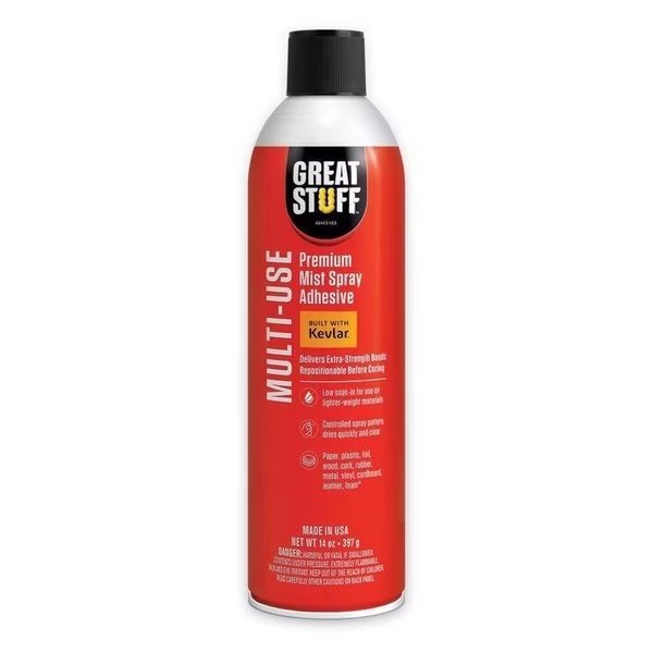 High Strength Automotive and Industrial Adhesive Liquid 14 oz, Great Stuff, Mfr#: GSMA14101