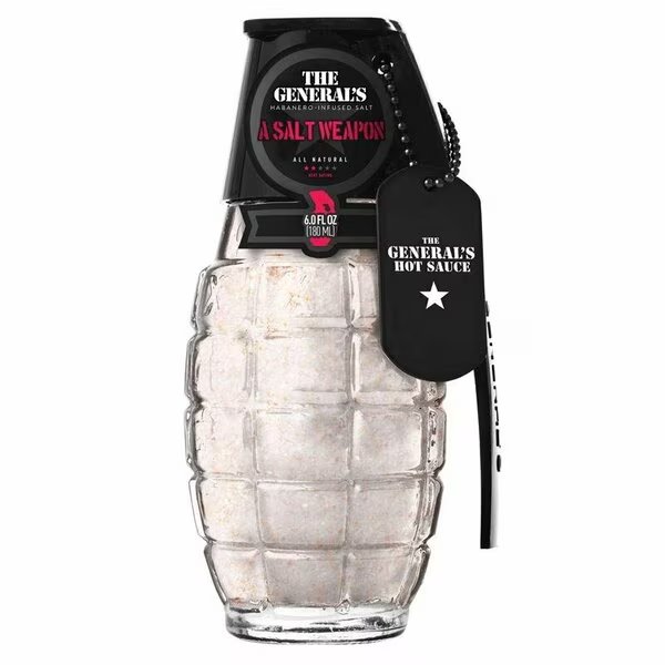 SEASONG SLT HBNERO 6OZ, The Generals Hot Sauce, Mfr#: 0311-048