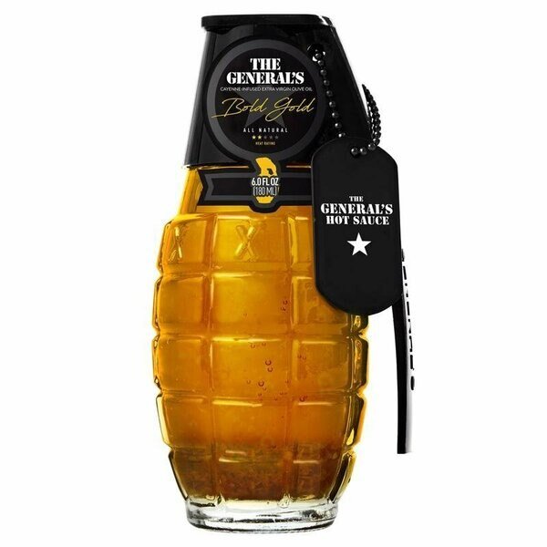SAUCE BOLD GOLD 6OZ, The Generals Hot Sauce, Mfr#: 0311-049