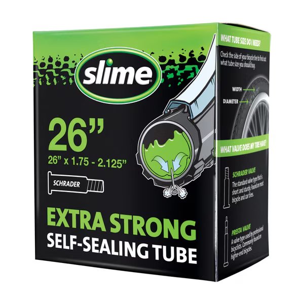 BCYCL INNR TUBE RUBR 26"", Slime, Mfr#: 30045