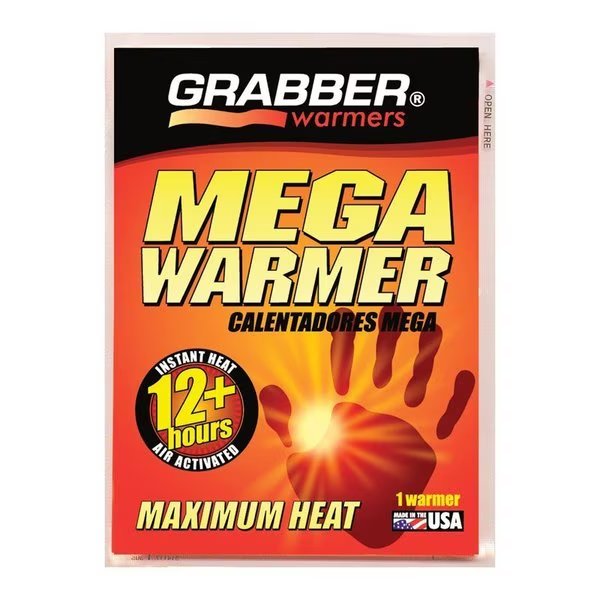 Warmers Mega Hand Warmer 1 pk, Grabber Warmers, Mfr#: MWES