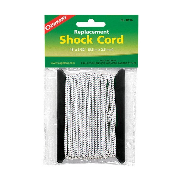 SHOCK CORD REPL18'X3/32"", Coghlans, Mfr#: 0196