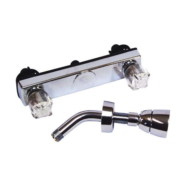 RV SHOWER FAUCET CHRM 8"", Us Hardware, Mfr#: P-008PN
