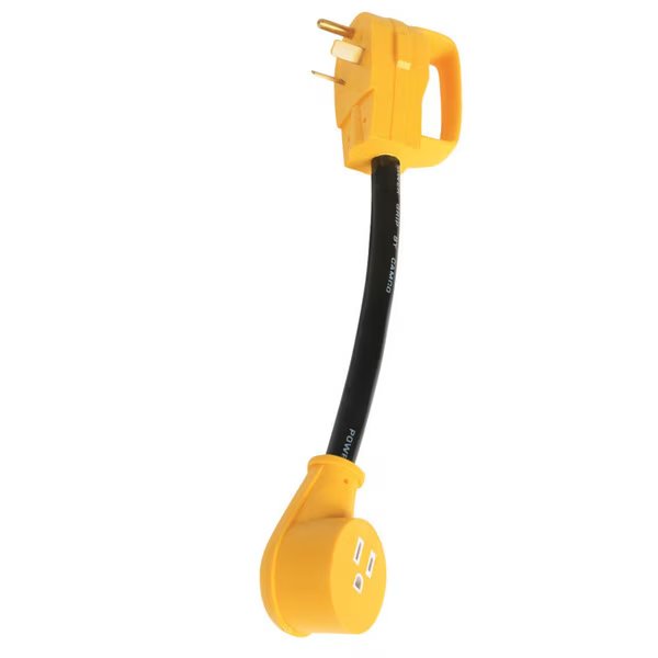 Adapter 30Amp M-15Amp F, Powergrip, Mfr#: 55153