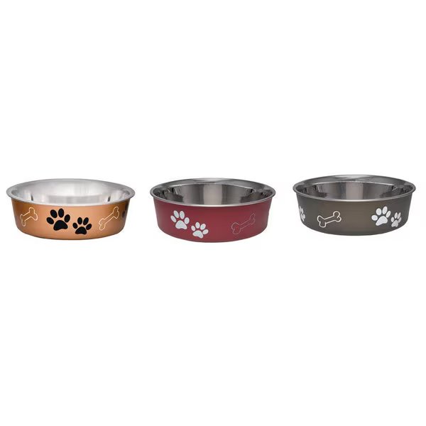 PET BOWL DOG ASSORTD MED, Loving Pets, Mfr#: 7405MBM
