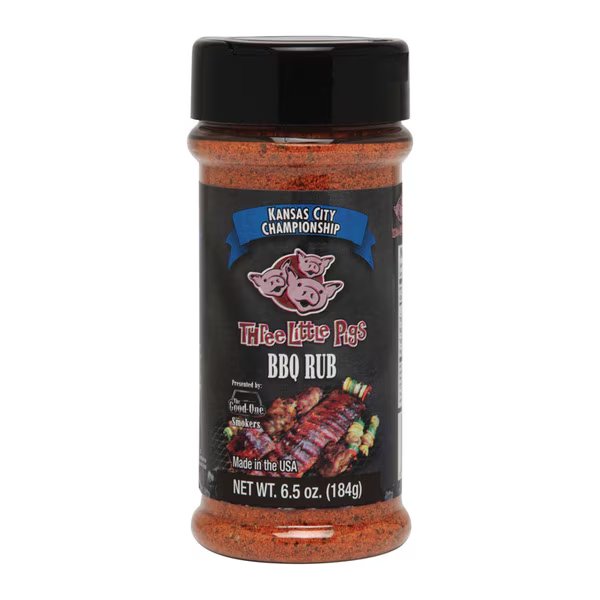 3Littl Pigs Bbq Rub6.5Oz, Three Little Pigs, Mfr#: OW85170