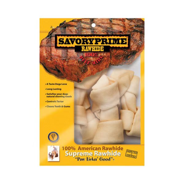KNOTTED BONE 6-7"" 6PK, Savory Prime, Mfr#: 996