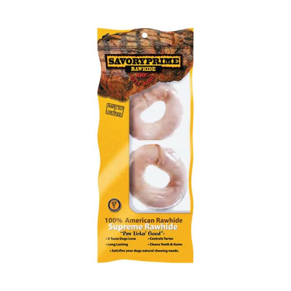 DONUT TREAT WHT4""2PK, Savory Prime, Mfr#: 905
