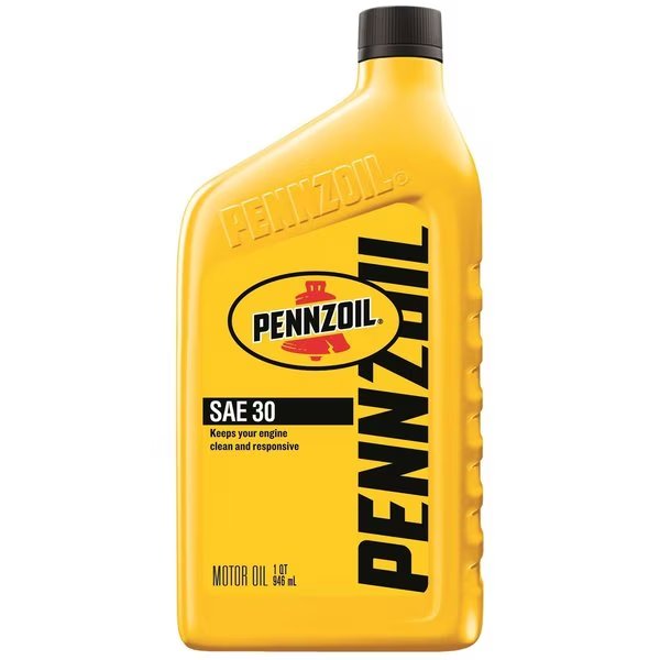 SAE 30 4-Cycle Heavy Duty Motor Oil 1 qt, Pennzoil, Mfr#: 550034991