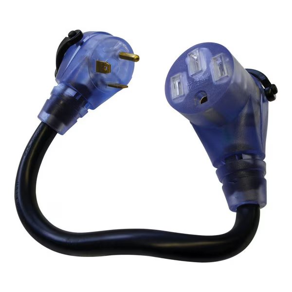 Adapter Elect 30-50A M/F, Us Hardware, Mfr#: RV-346B